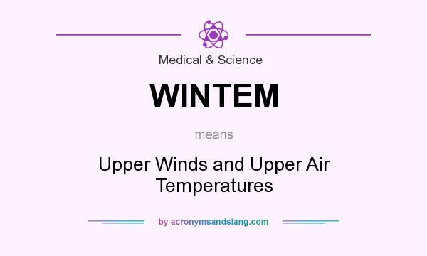 What does WINTEM mean? It stands for Upper Winds and Upper Air Temperatures