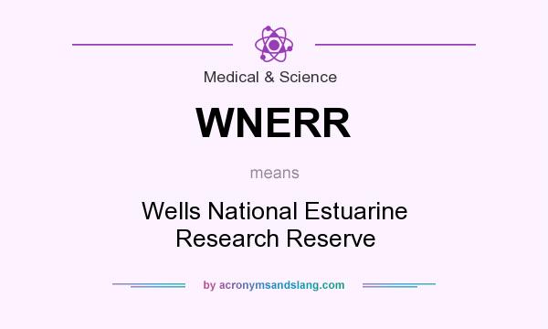 What does WNERR mean? It stands for Wells National Estuarine Research Reserve