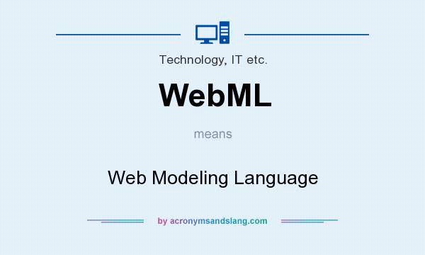 What does WebML mean? It stands for Web Modeling Language