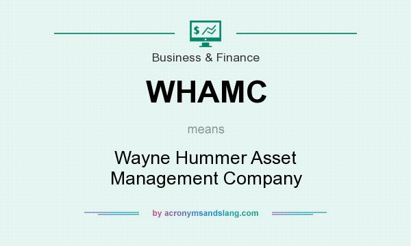 What does WHAMC mean? It stands for Wayne Hummer Asset Management Company