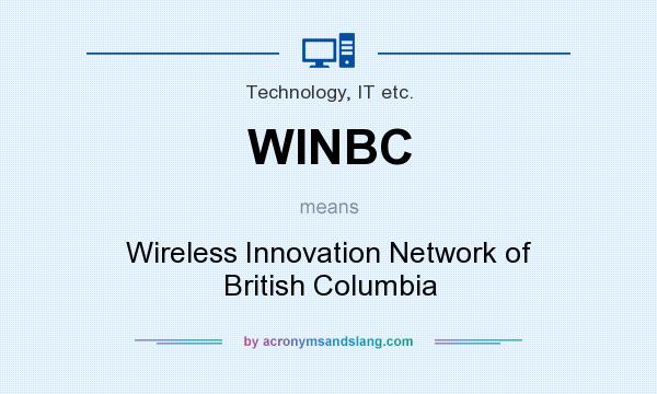 What does WINBC mean? It stands for Wireless Innovation Network of British Columbia