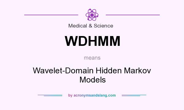 What does WDHMM mean? It stands for Wavelet-Domain Hidden Markov Models