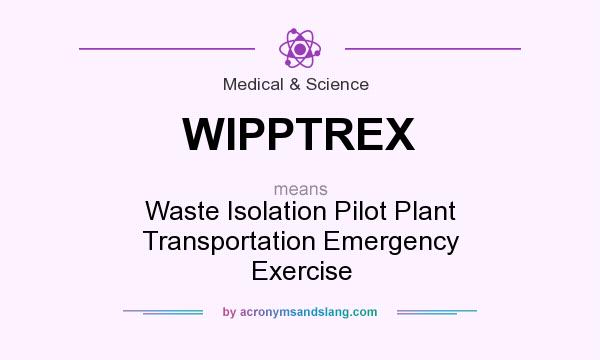 What does WIPPTREX mean? It stands for Waste Isolation Pilot Plant Transportation Emergency Exercise