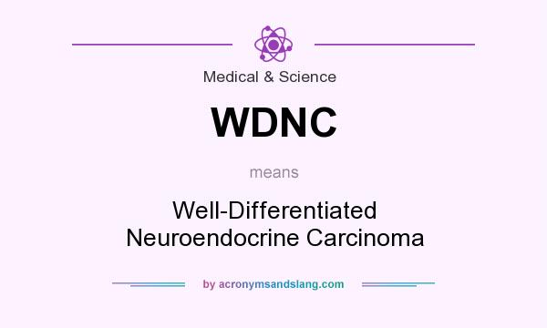 What does WDNC mean? It stands for Well-Differentiated Neuroendocrine Carcinoma