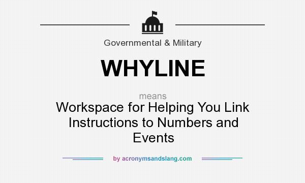 What does WHYLINE mean? It stands for Workspace for Helping You Link Instructions to Numbers and Events