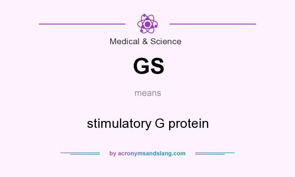 What does GS mean? It stands for stimulatory G protein