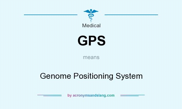 What does GPS mean? It stands for Genome Positioning System