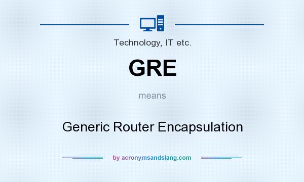 What does GRE mean? It stands for Generic Router Encapsulation