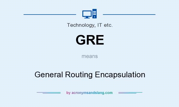 What does GRE mean? It stands for General Routing Encapsulation