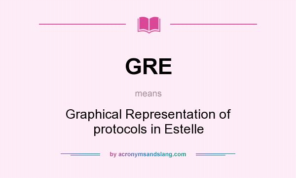 What does GRE mean? It stands for Graphical Representation of protocols in Estelle