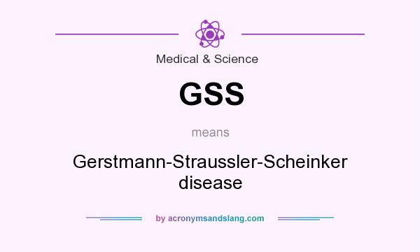 What does GSS mean? It stands for Gerstmann-Straussler-Scheinker disease
