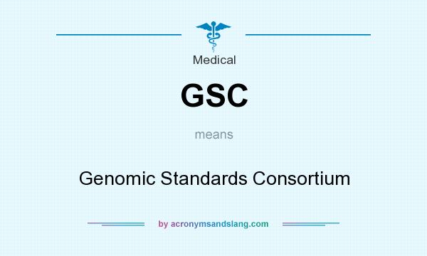 What does GSC mean? It stands for Genomic Standards Consortium