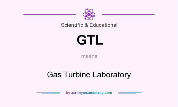 What does GTL mean? It stands for Gas Turbine Laboratory