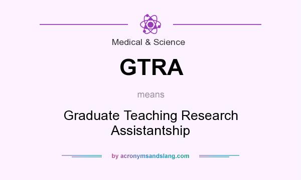 What does GTRA mean? It stands for Graduate Teaching Research Assistantship