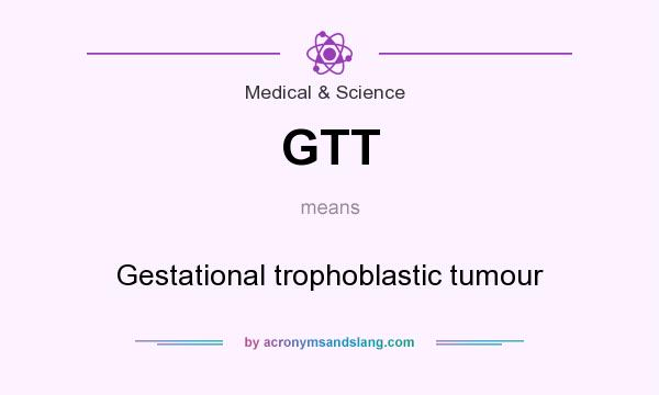 What does GTT mean? It stands for Gestational trophoblastic tumour