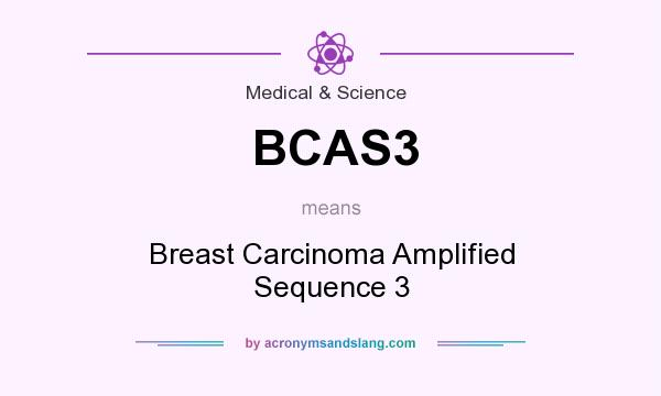 What does BCAS3 mean? It stands for Breast Carcinoma Amplified Sequence 3