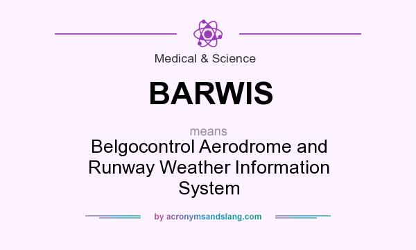 What does BARWIS mean? It stands for Belgocontrol Aerodrome and Runway Weather Information System