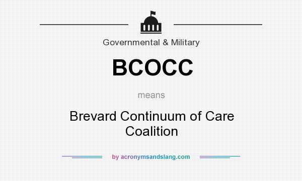 What does BCOCC mean? It stands for Brevard Continuum of Care Coalition