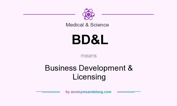 What does BD&L mean? It stands for Business Development & Licensing