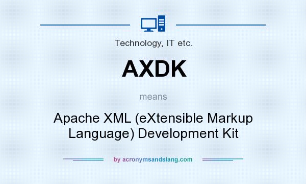 What does AXDK mean? It stands for Apache XML (eXtensible Markup Language) Development Kit