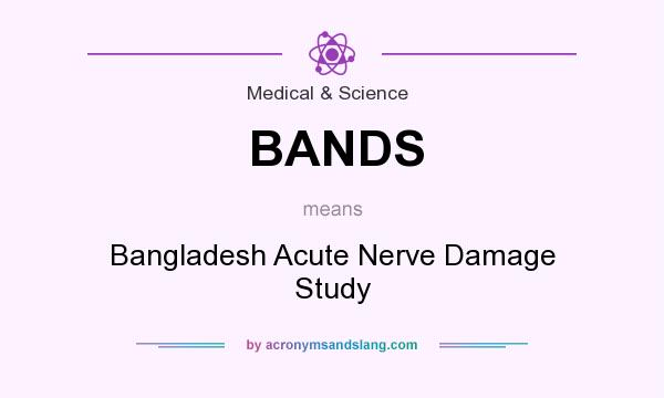 What does BANDS mean? It stands for Bangladesh Acute Nerve Damage Study