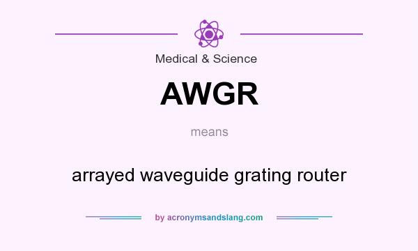 What does AWGR mean? It stands for arrayed waveguide grating router