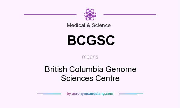 What does BCGSC mean? It stands for British Columbia Genome Sciences Centre