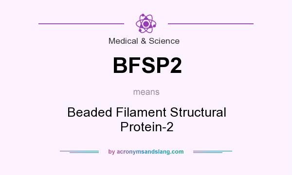 What does BFSP2 mean? It stands for Beaded Filament Structural Protein-2