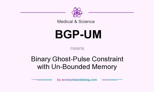 What does BGP-UM mean? It stands for Binary Ghost-Pulse Constraint with Un-Bounded Memory