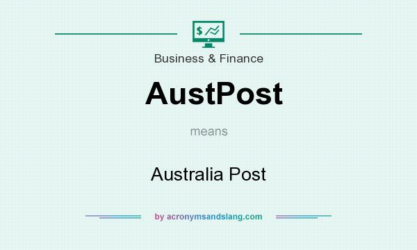 What does AustPost mean? It stands for Australia Post