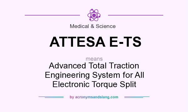 What does ATTESA E-TS mean? It stands for Advanced Total Traction Engineering System for All Electronic Torque Split