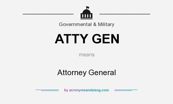 What does ATTY GEN mean? It stands for Attorney General