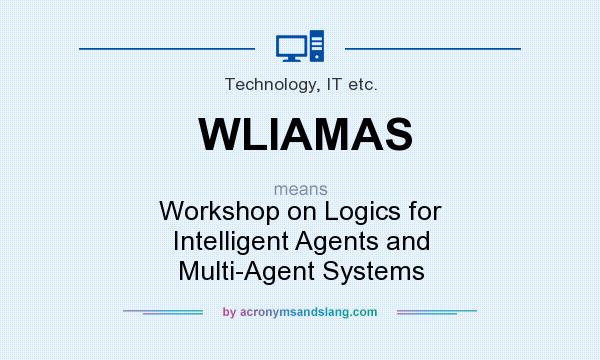 What does WLIAMAS mean? It stands for Workshop on Logics for Intelligent Agents and Multi-Agent Systems