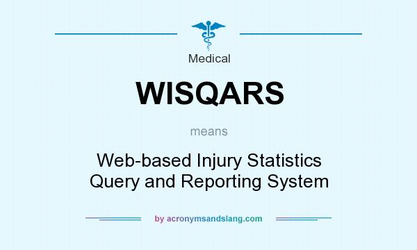 What does WISQARS mean? It stands for Web-based Injury Statistics Query and Reporting System