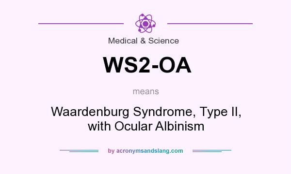 What does WS2-OA mean? It stands for Waardenburg Syndrome, Type II, with Ocular Albinism