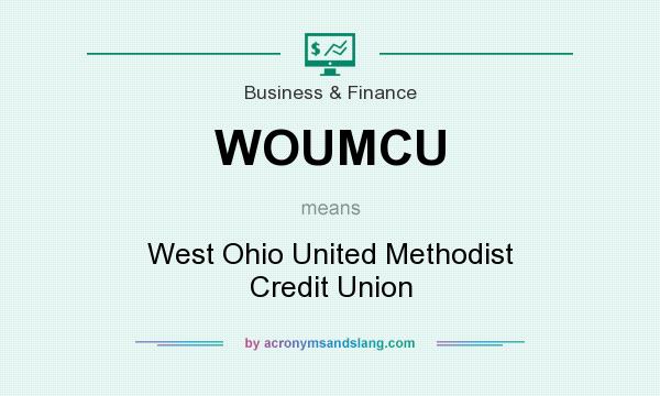 What does WOUMCU mean? It stands for West Ohio United Methodist Credit Union