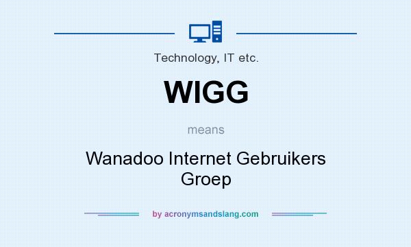 What does WIGG mean? It stands for Wanadoo Internet Gebruikers Groep