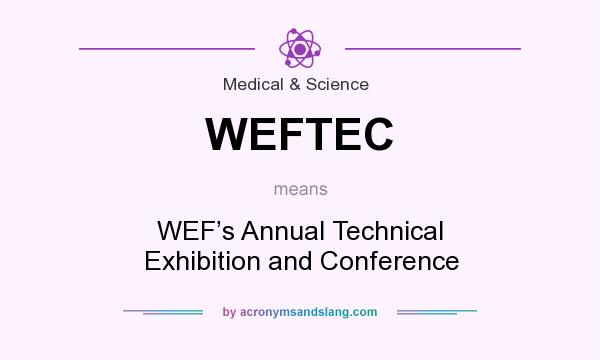 What does WEFTEC mean? It stands for WEF’s Annual Technical Exhibition and Conference