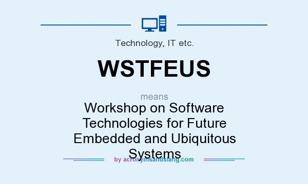 What does WSTFEUS mean? It stands for Workshop on Software Technologies for Future Embedded and Ubiquitous Systems