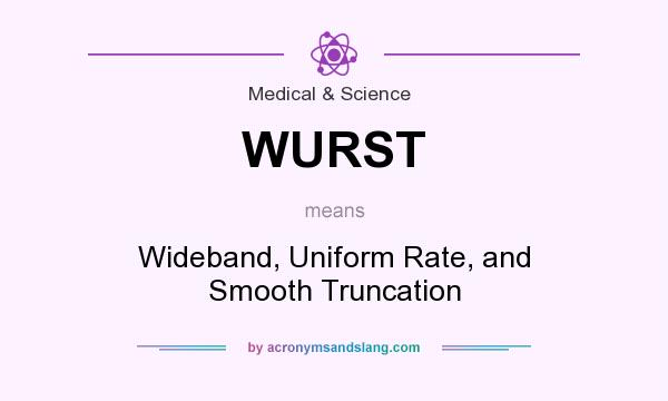 What does WURST mean? It stands for Wideband, Uniform Rate, and Smooth Truncation