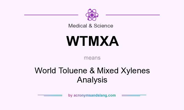 What does WTMXA mean? It stands for World Toluene & Mixed Xylenes Analysis