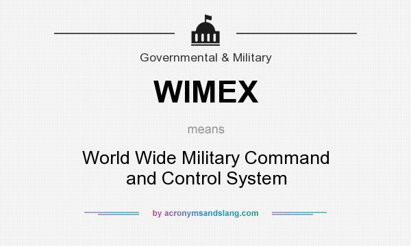 What does WIMEX mean? It stands for World Wide Military Command and Control System