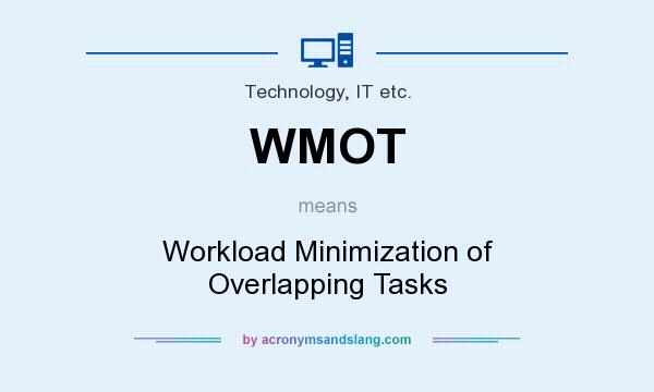 What does WMOT mean? It stands for Workload Minimization of Overlapping Tasks