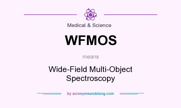 What does WFMOS mean? It stands for Wide-Field Multi-Object Spectroscopy