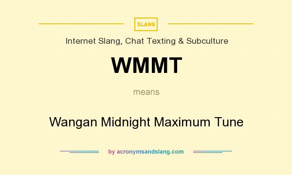 What does WMMT mean? It stands for Wangan Midnight Maximum Tune