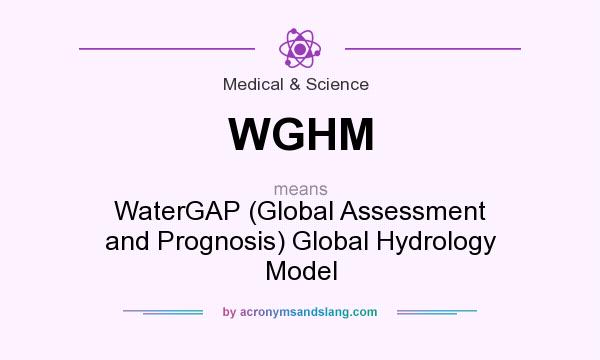 What does WGHM mean? It stands for WaterGAP (Global Assessment and Prognosis) Global Hydrology Model