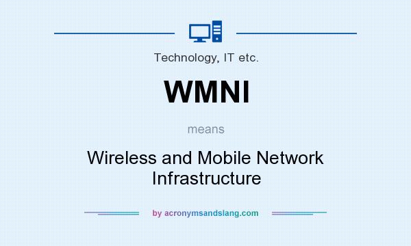 What does WMNI mean? It stands for Wireless and Mobile Network Infrastructure