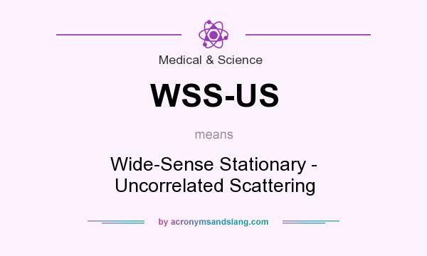 What does WSS-US mean? It stands for Wide-Sense Stationary - Uncorrelated Scattering