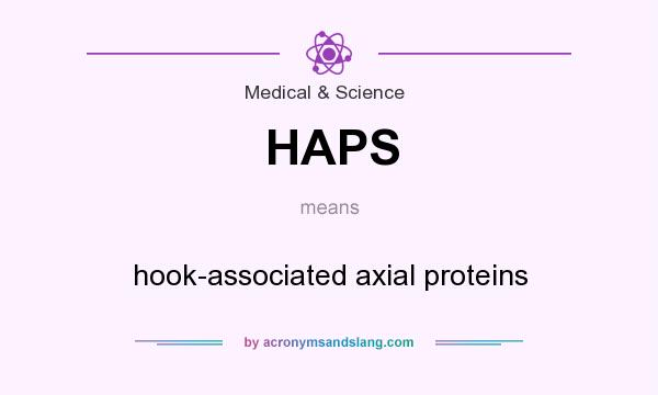 What does HAPS mean? It stands for hook-associated axial proteins