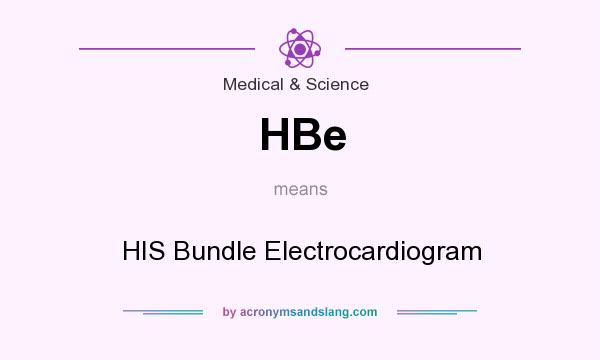 What does HBe mean? It stands for HIS Bundle Electrocardiogram